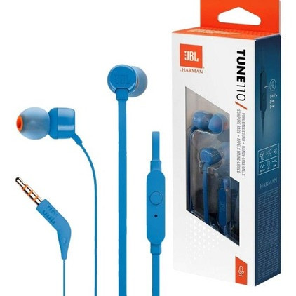 Auriculares in ear jbl shops t110 blue